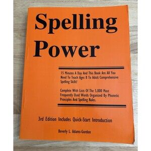 Adams-Gordon’s Spelling Power Fifth Edition Homeschool Language Arts paperwork